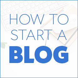 start a blog through bluehost